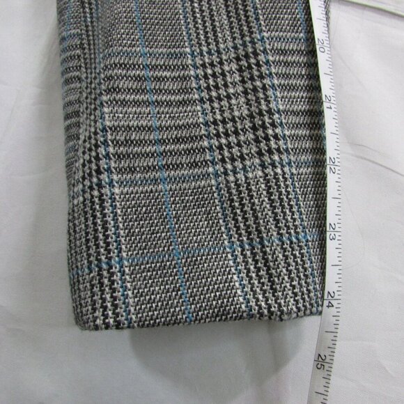 Coalition LA Women's Medium Plaid Blazer Jacket - Grey - W406F1 - Picture 6 of 8